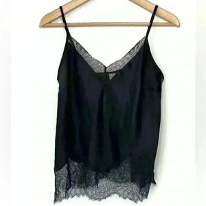 Victoria’s Secret Womens Black Lace Cami Shorts Babydoll Romantic  Set Small
